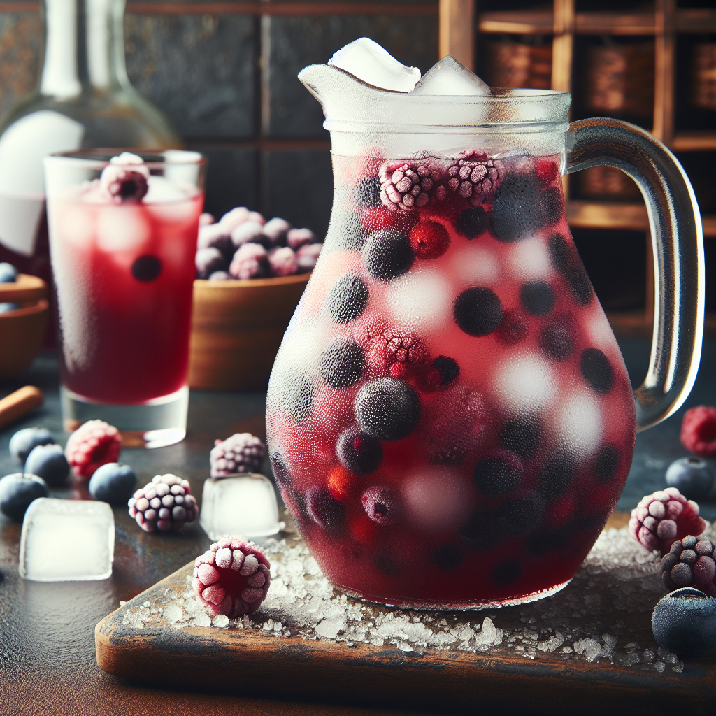 Морс из замороженных ягод без варки: Полезный и вкусный напиток