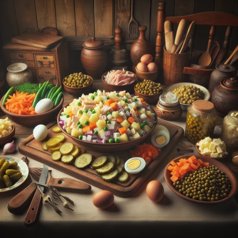 Изначальный рецепт оливье: История и эволюция знаменитого салата