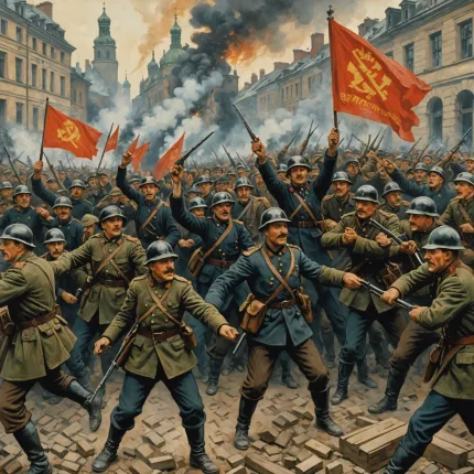 Большевики 1917: Октябрьская и кризис с большевиками в 1917